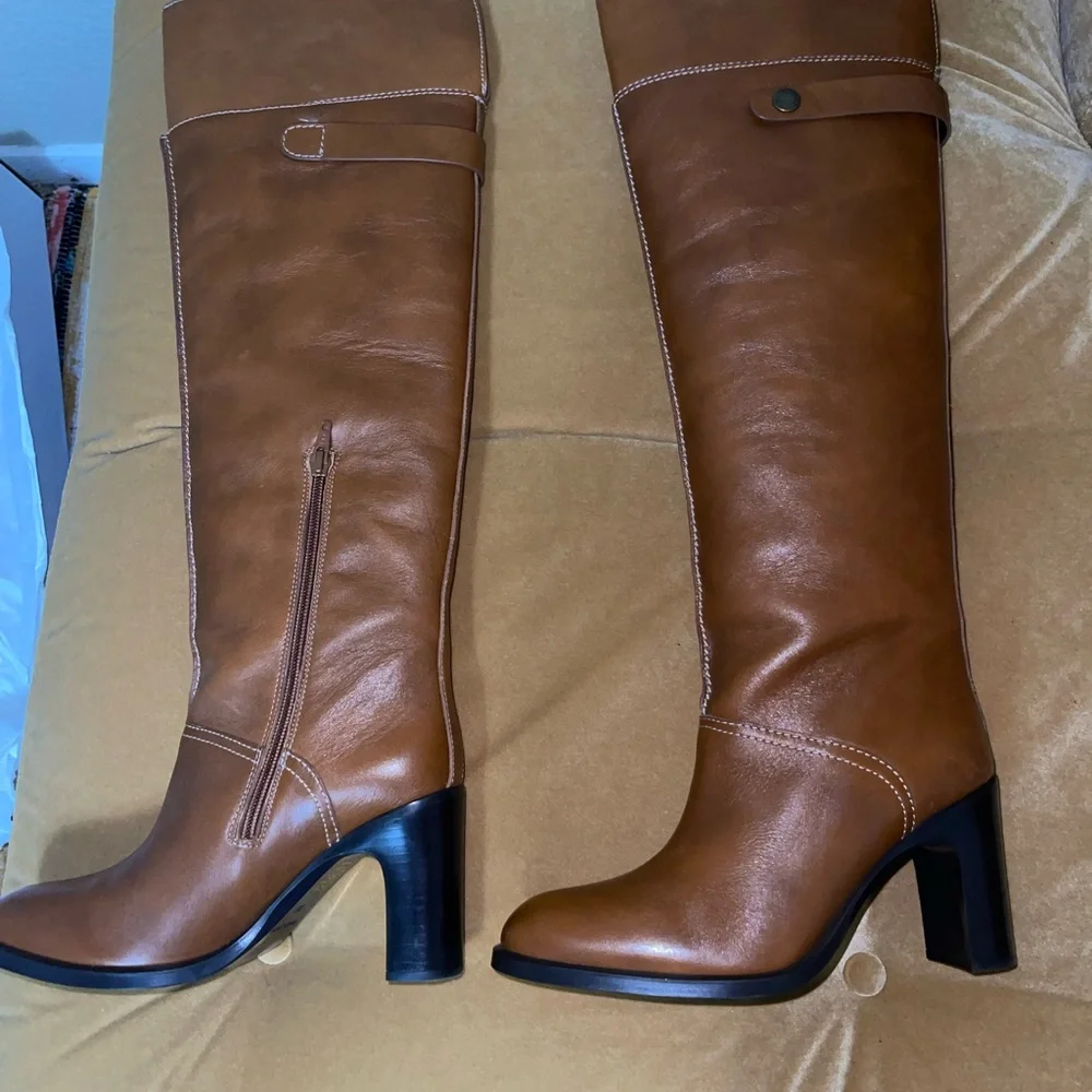 See By Chloe Brown Over the Knee Boots - Picture 7 of 9